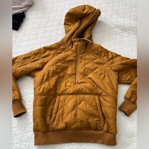 Prana Rust half zip pull over